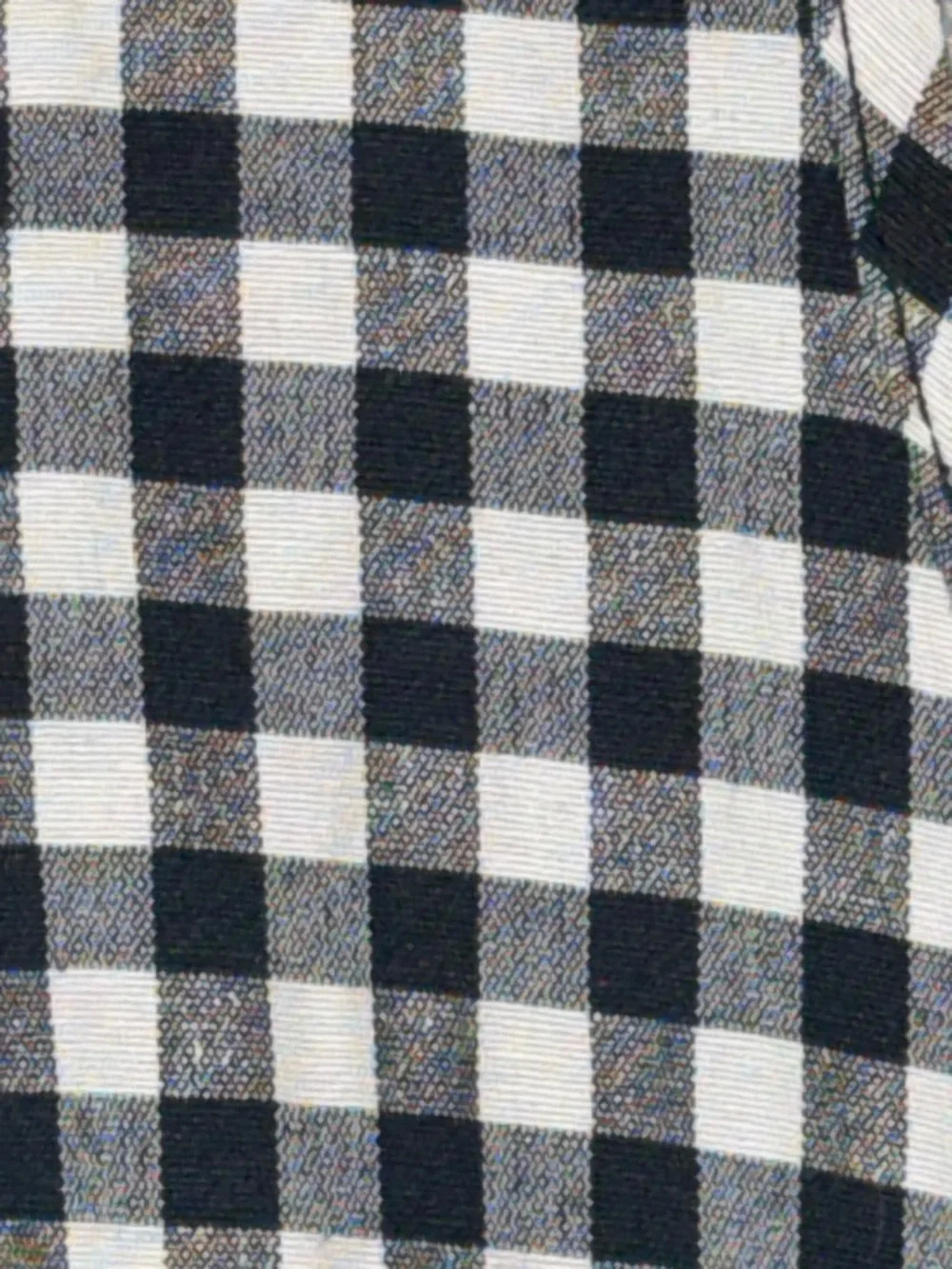 Black and White Gingham Tiered Midi Dress by - Picture 4 of 4